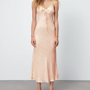ZARA - FLORAL PRINT SLIP DRESS